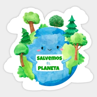 Save the planet Sticker